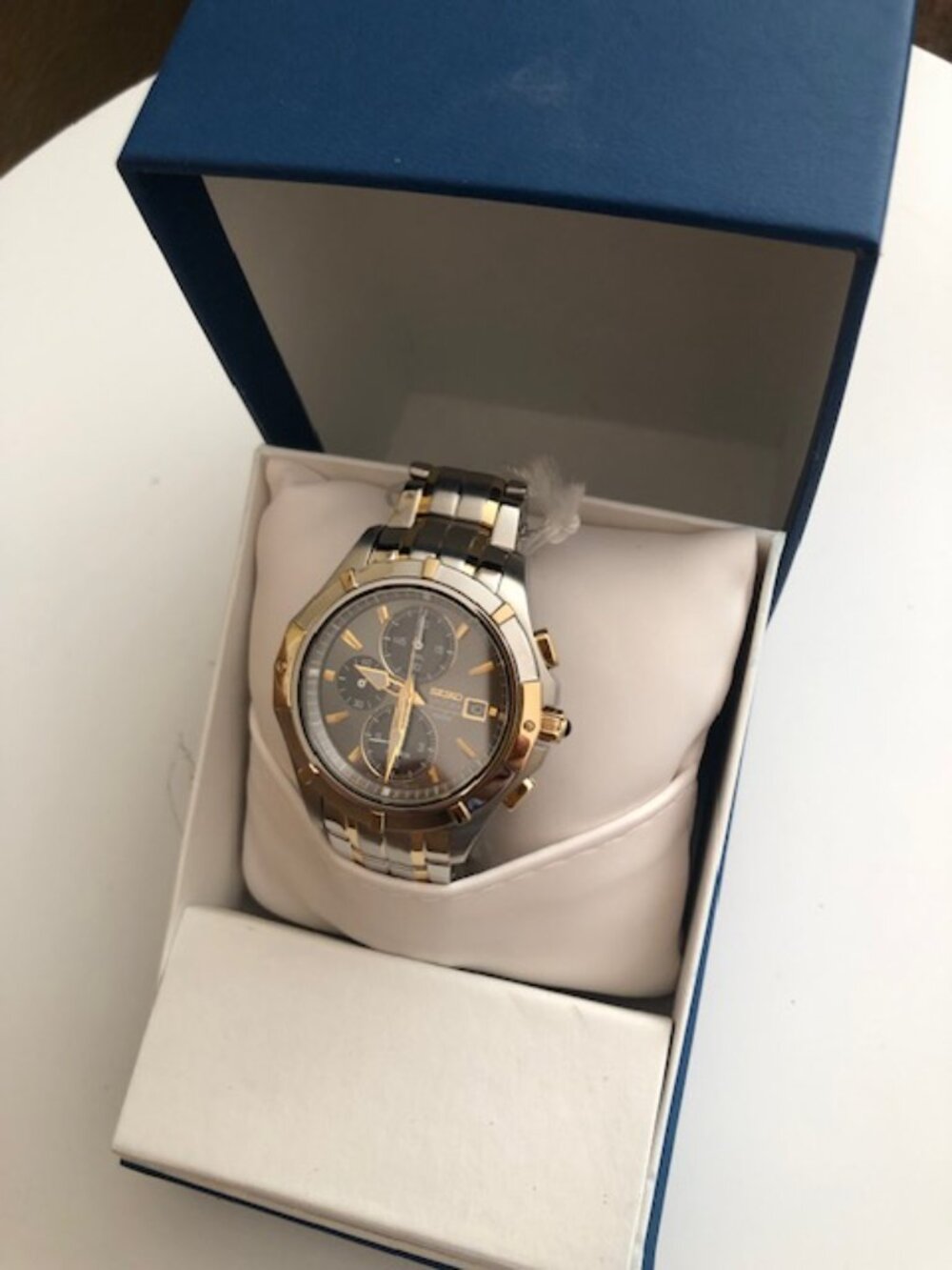 Seiko Coutura chronograph -Two tone - stainless steel_ wrist Watch